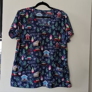 Seasonal Scrub top